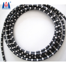 Diamond wire cutting rope saw for stone quarry